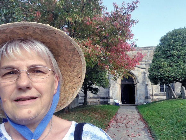 Bulwick church and Jenny Smith